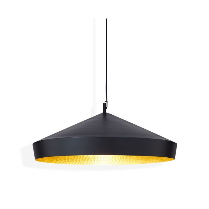 Tom Dixon Beat Flat Pendant LED Black – from Amos Lighting + Home