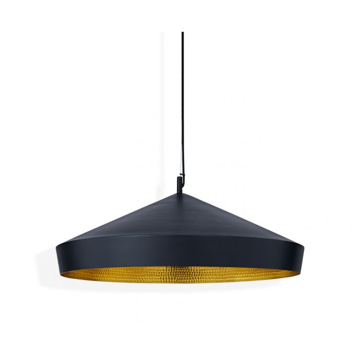 Tom Dixon Beat Flat Pendant LED Black – from Amos Lighting + Home