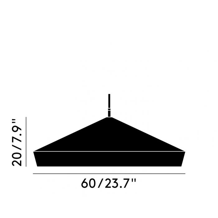 Tom Dixon Beat Flat Pendant LED Black – from Amos Lighting + Home