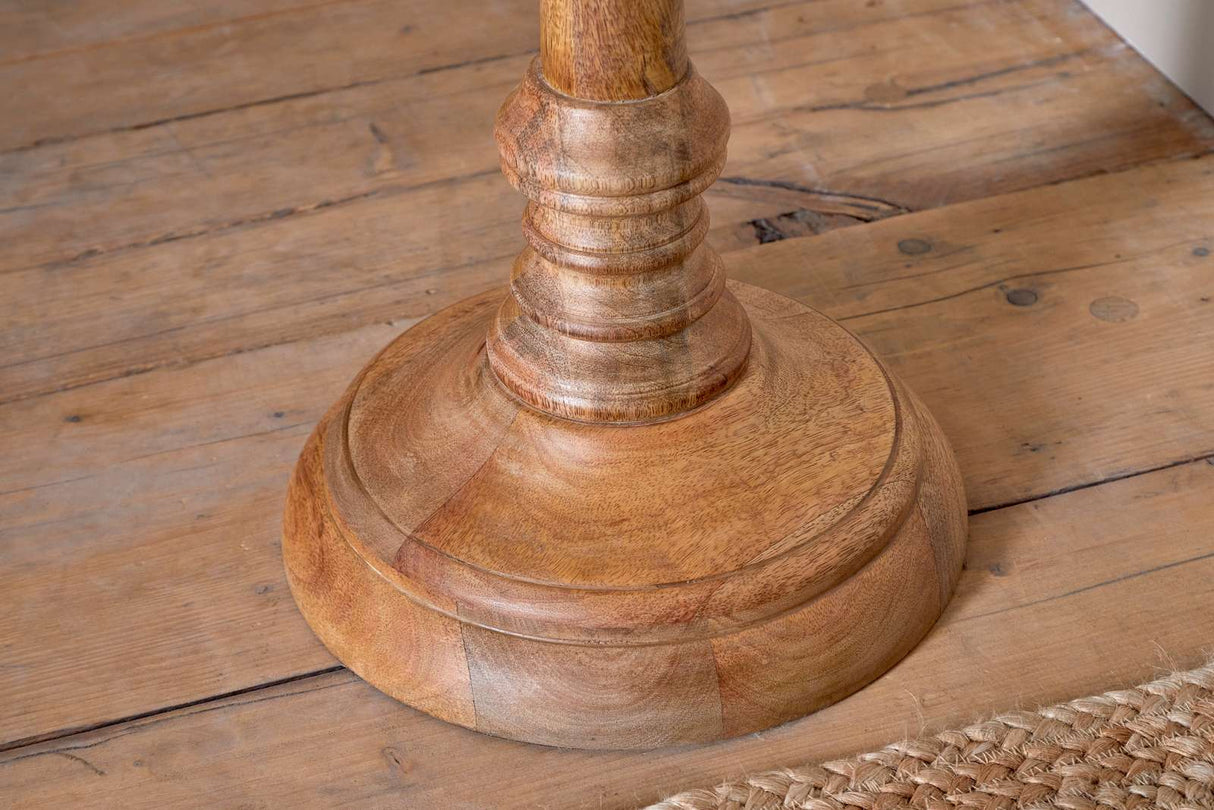 Nkuku Usha Classic Wooden Floor Lamp