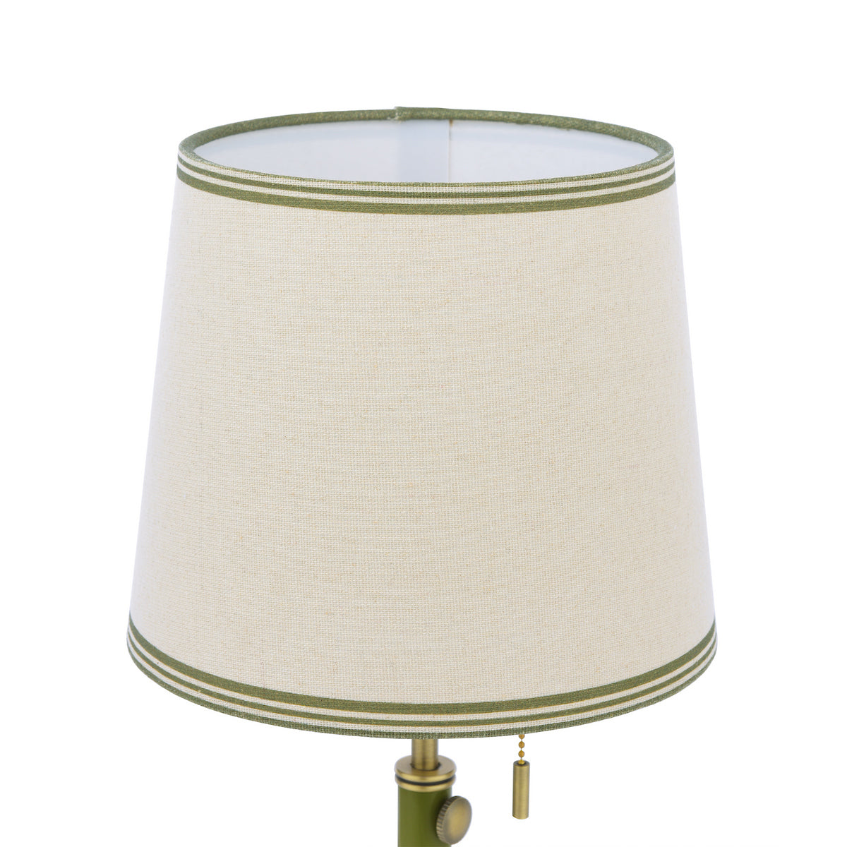 Joules Upton Table Lamp Matt Green With Shade