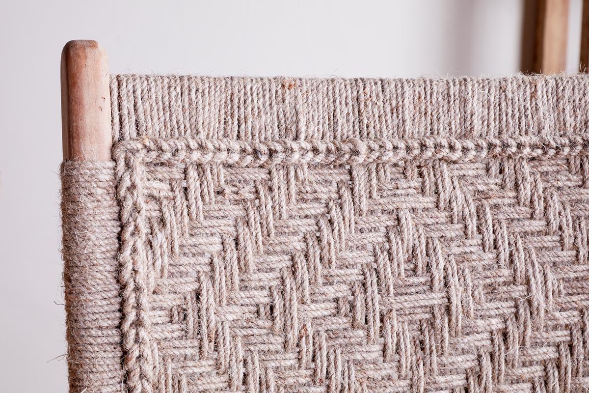 Nkuku Vinay Woven Counter Chair Natural