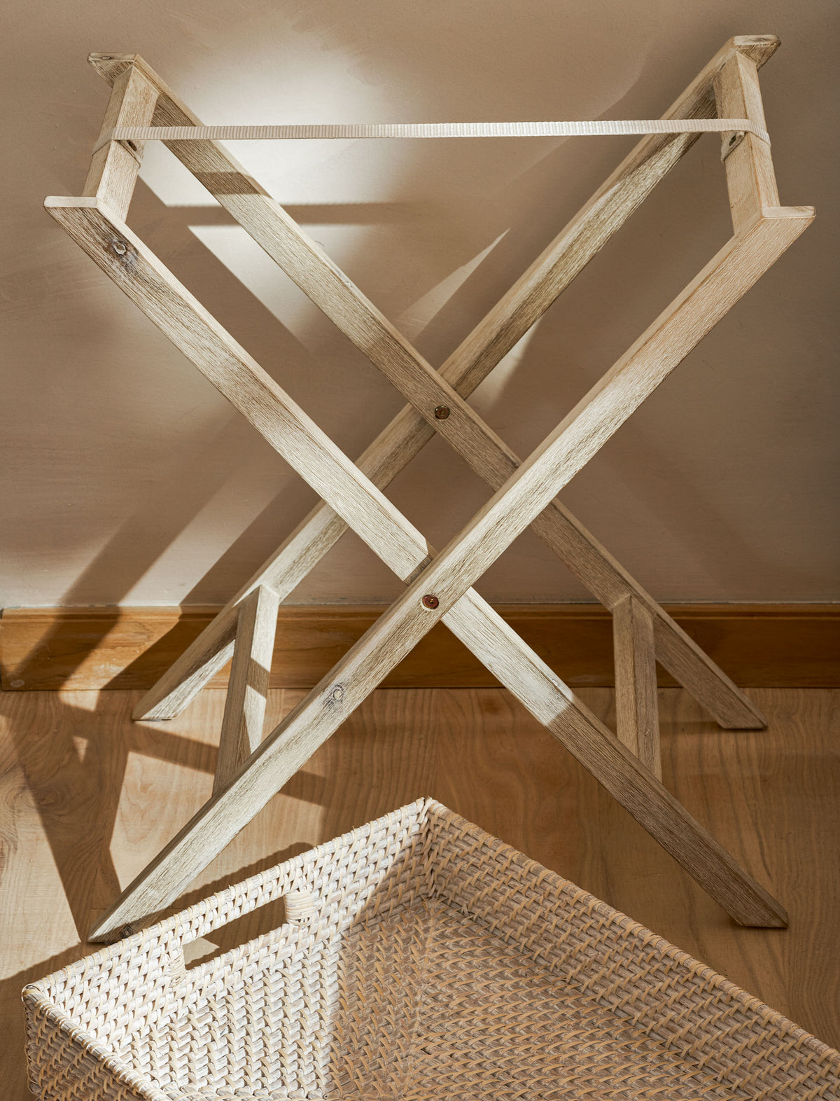 Garden Trading Wittering Side Table With Stand Rattan White