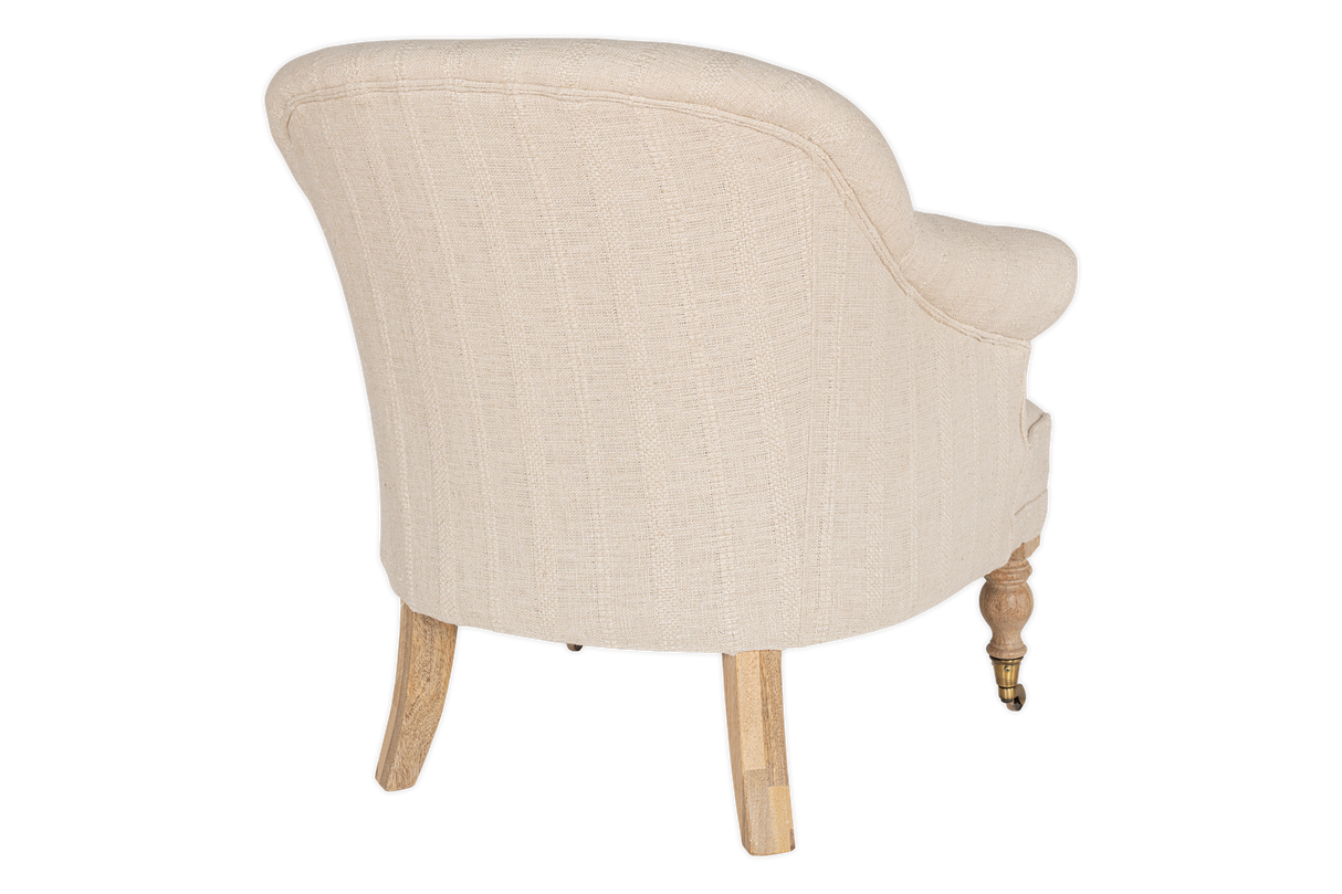 Nkuku Kiana Cotton Armchair Natural
