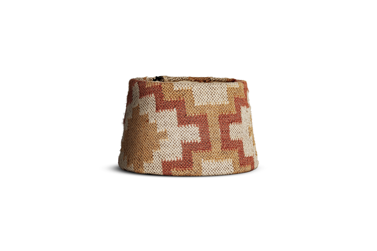 Nkuku Shanto Jute Kilim Lampshade Rust & Natural Medium