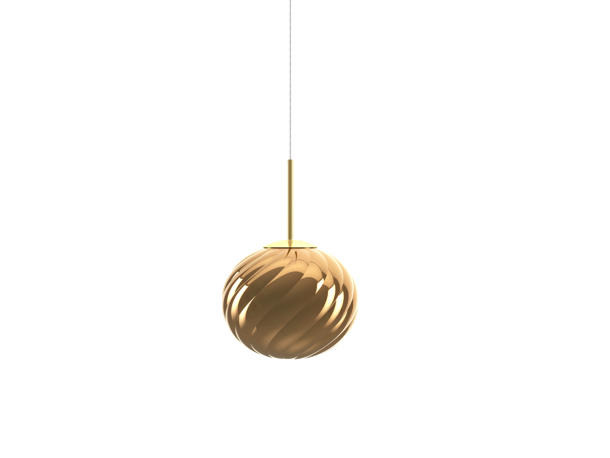 Tom Dixon Whirl Pendant 30cm Gold LED
