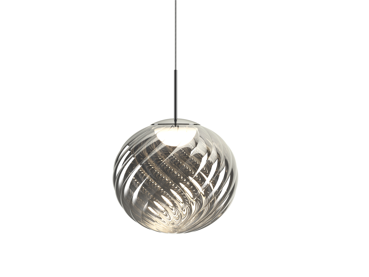 Tom Dixon Whirl Pendant 45cm Silver LED