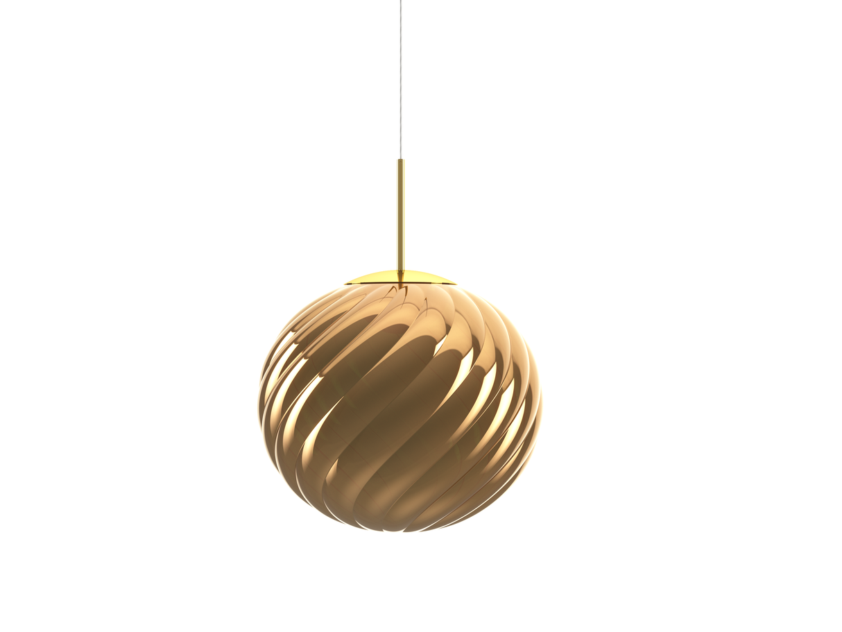 Tom Dixon Whirl Pendant 45cm Gold LED