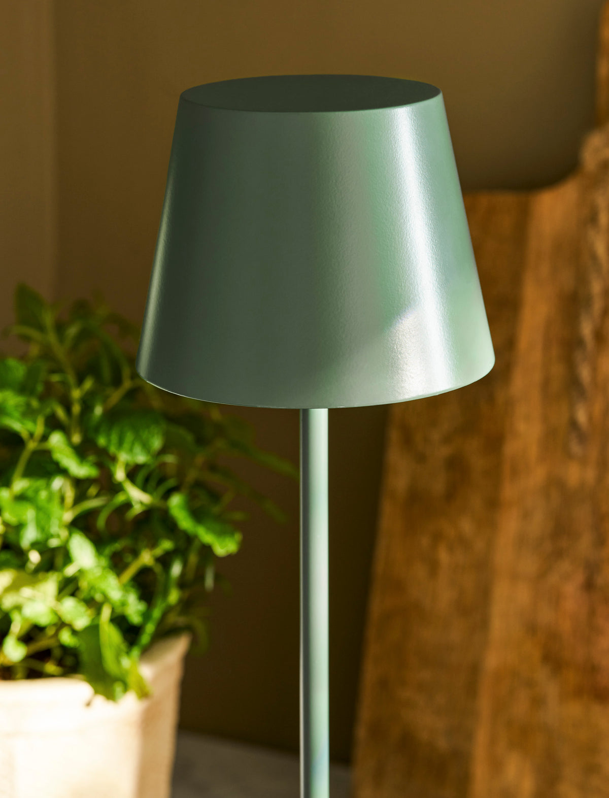 Garden Trading Winstone Rechargeable USB Table Lamp Thistle Green