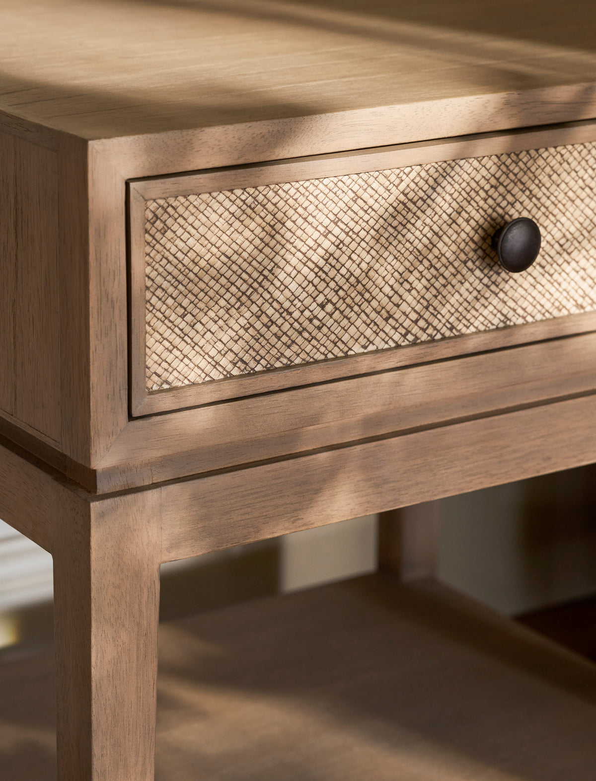 Garden Trading Widcombe Side Table With Drawer Bayur Wood