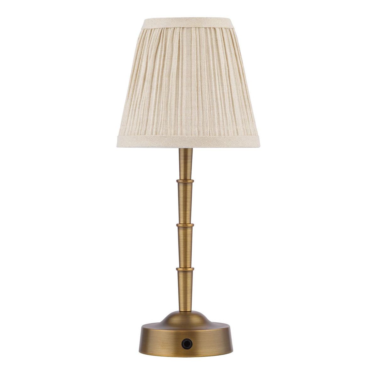 Dar Wyman Rechargeable Table Lamp Antique Bronze Base Only LED