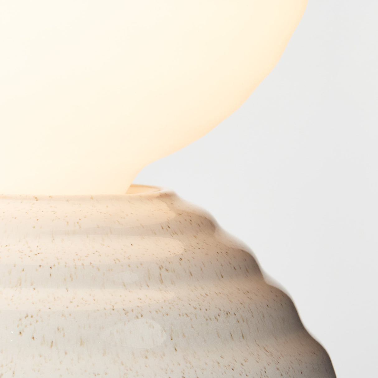 Tala Wake Table Lamp in Pebble White