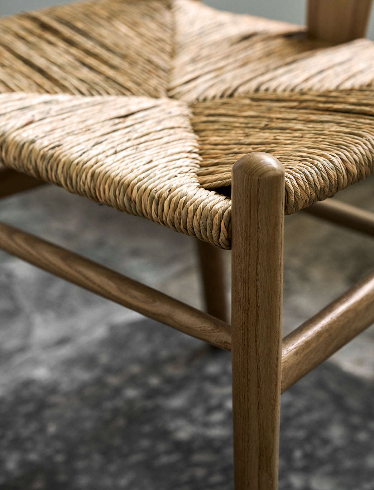 Garden Trading Chilthorne Wishbone Dining Chair Ash Wood, Natural, Set of 2