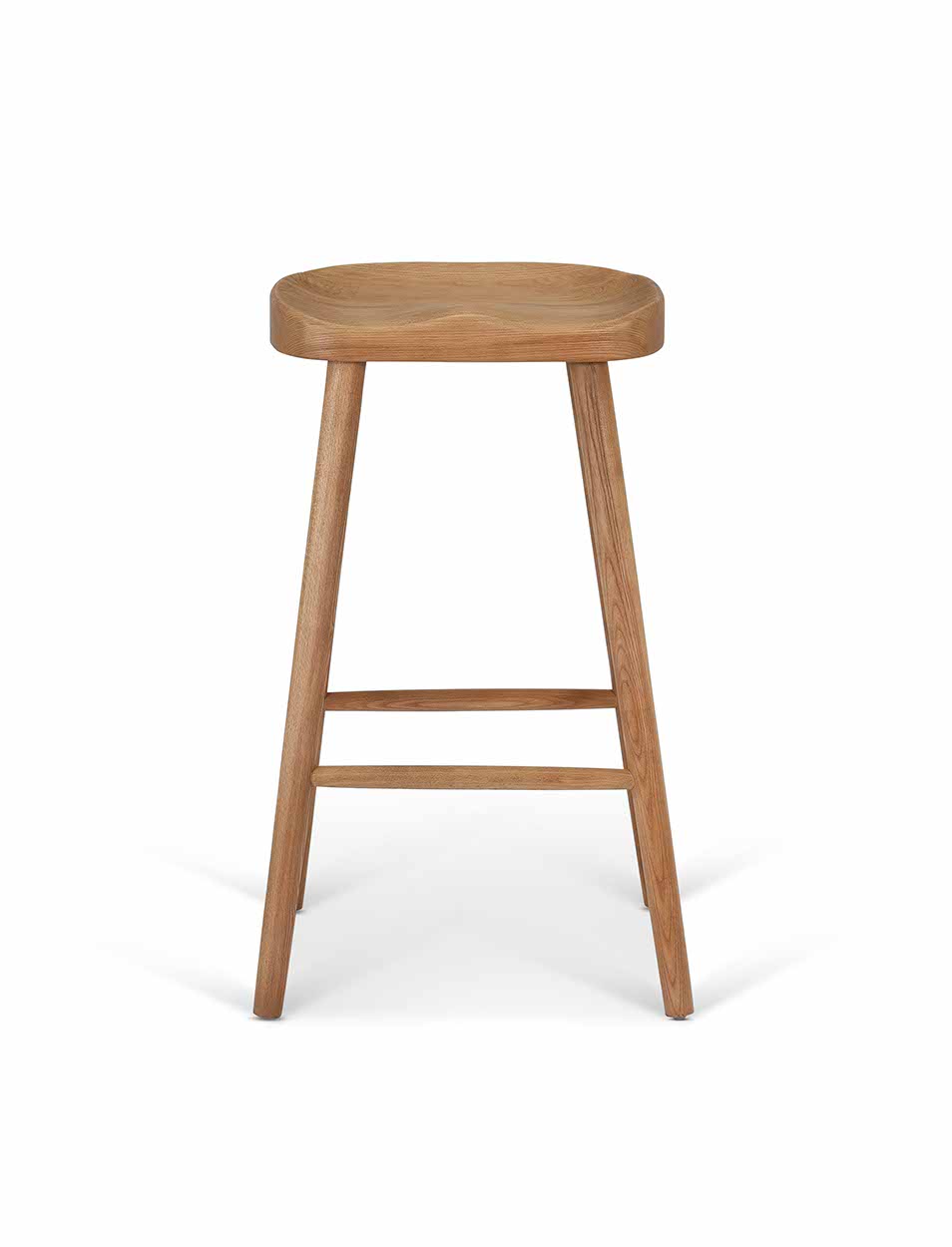 Garden Trading Lilley Bar Stool Ash Wood, Natural