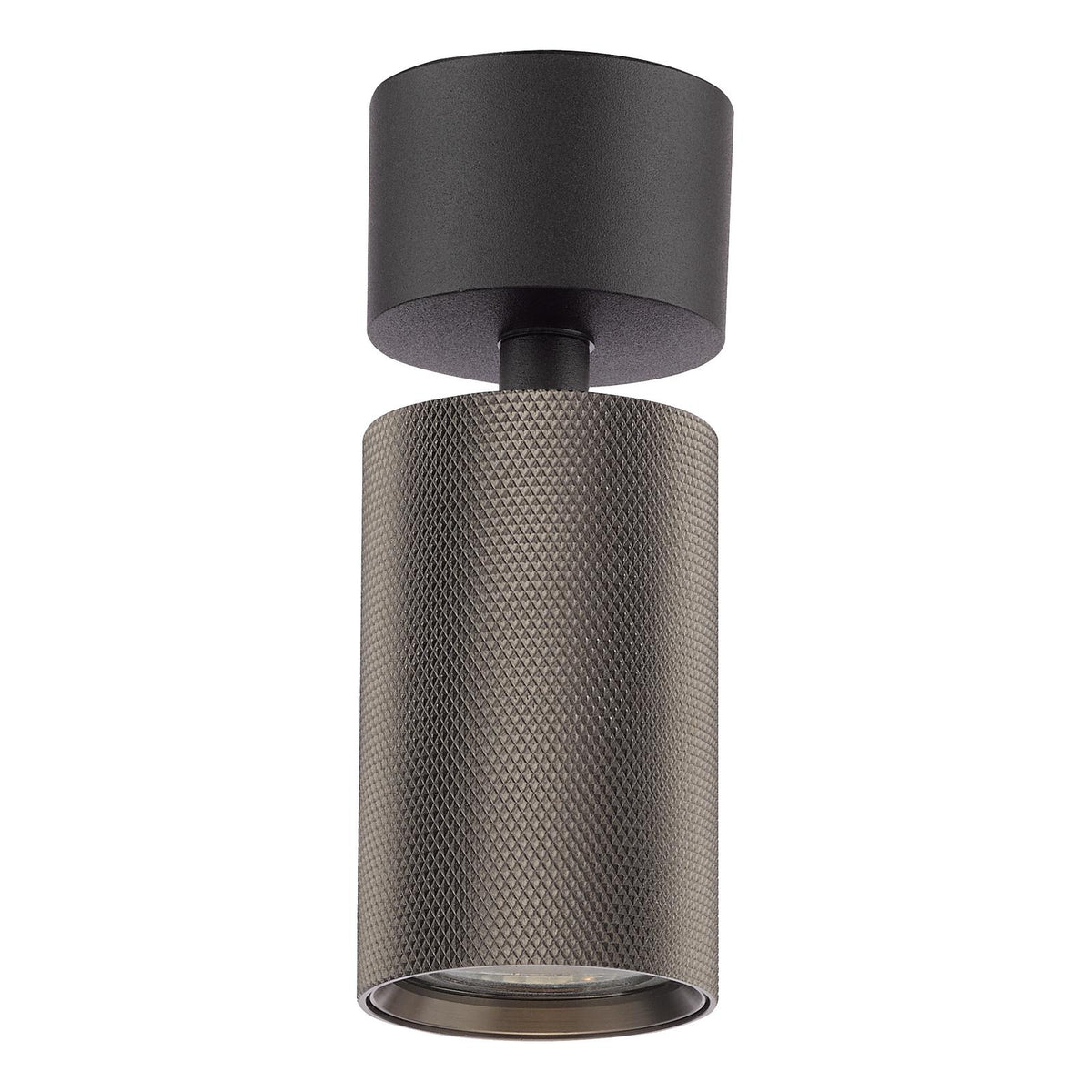 Dar Yamis Single Spotlight Knurled Bronze and Matt Black
