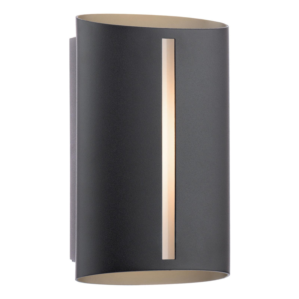 Dar Zuzana Outdoor Wall Light Matt Black IP54