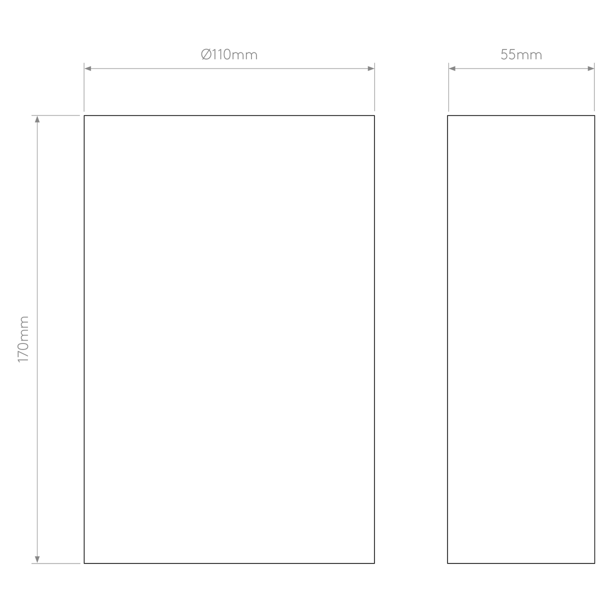 Astro Serifos 170 LED Plaster Interior Wall Light