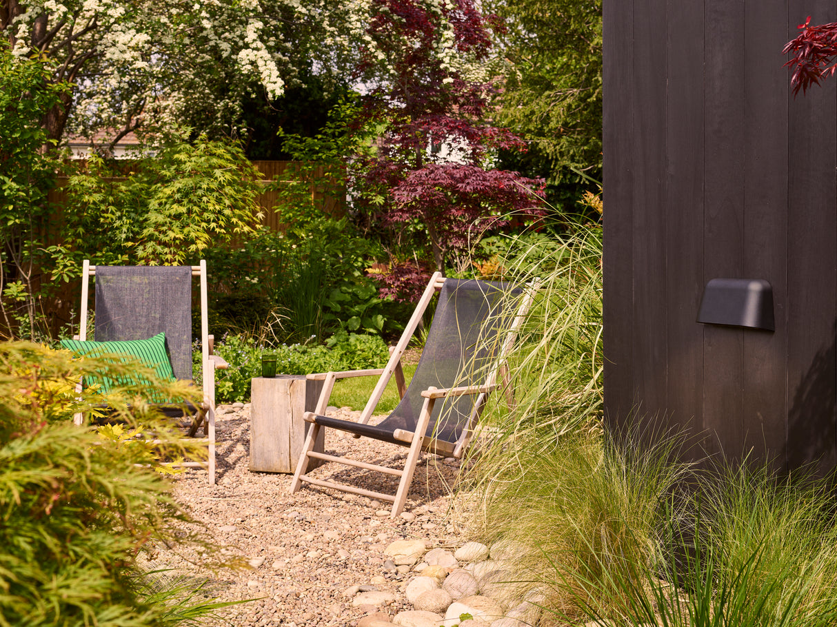 Astro Mast Twin Textured Black Outdoor Wall Light