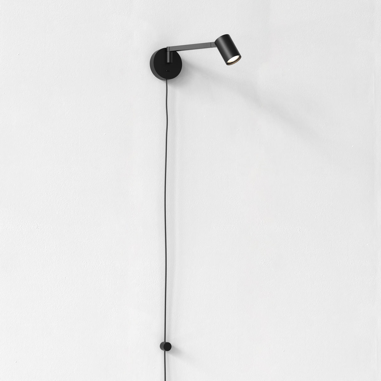 Astro Ascoli Swing Plug In Matt Black Interior Reading Light