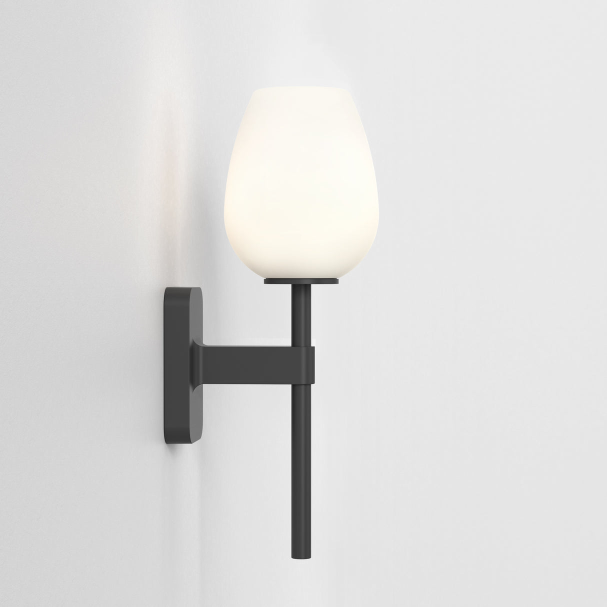Astro Tacoma Single Matt Black Bathroom Wall Light