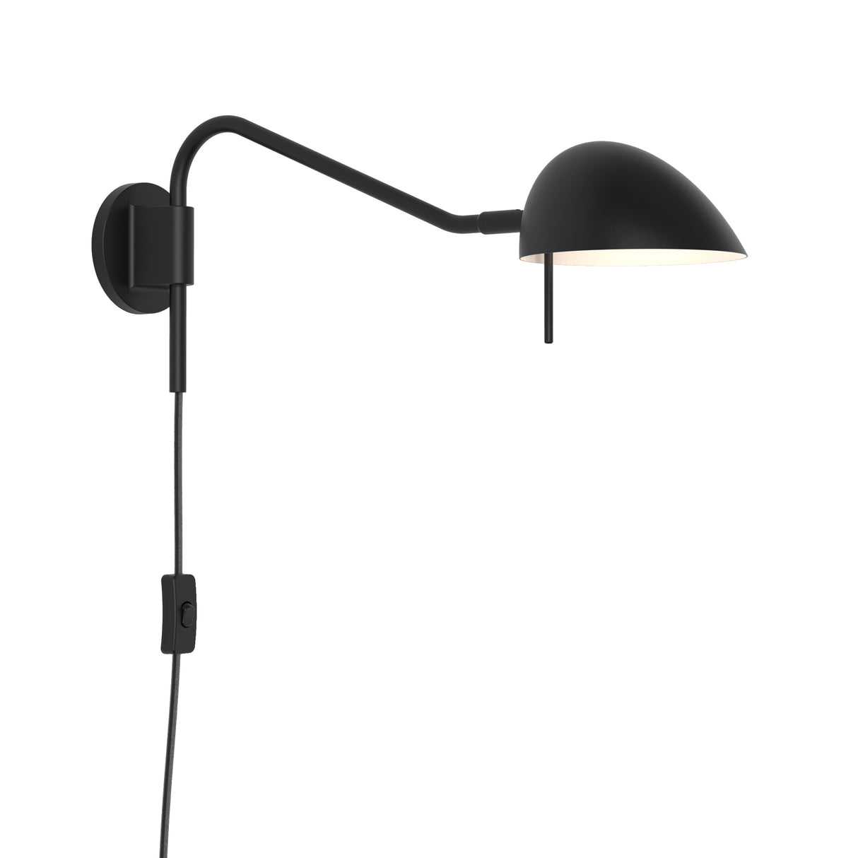 Astro Serge Plug-In Matt Black Interior Reading Light