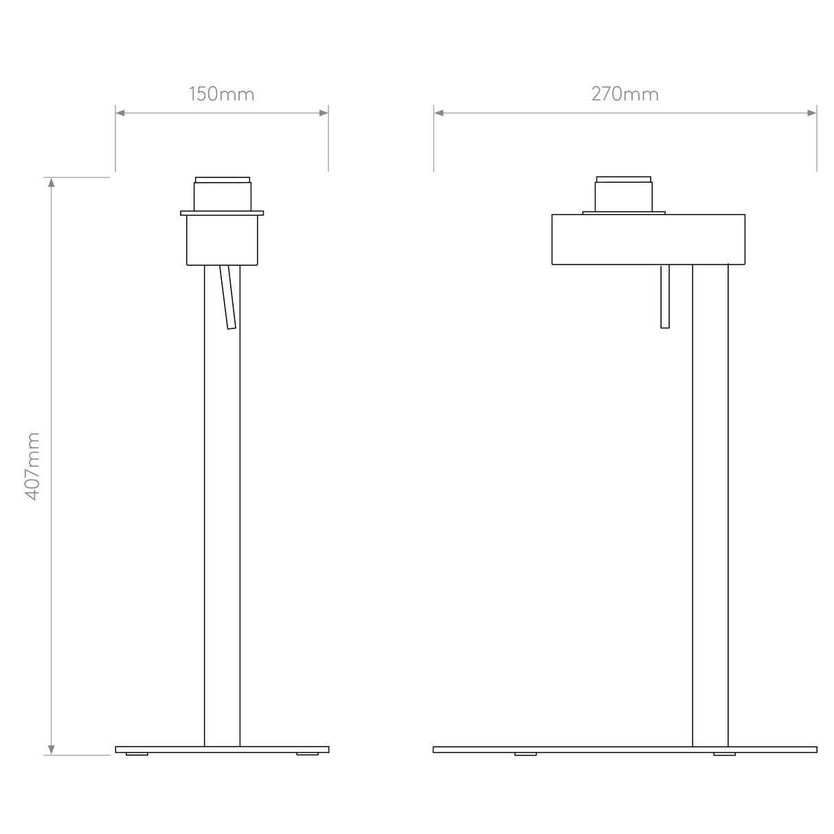 Astro Venn Table Bronze Interior Table Light Base