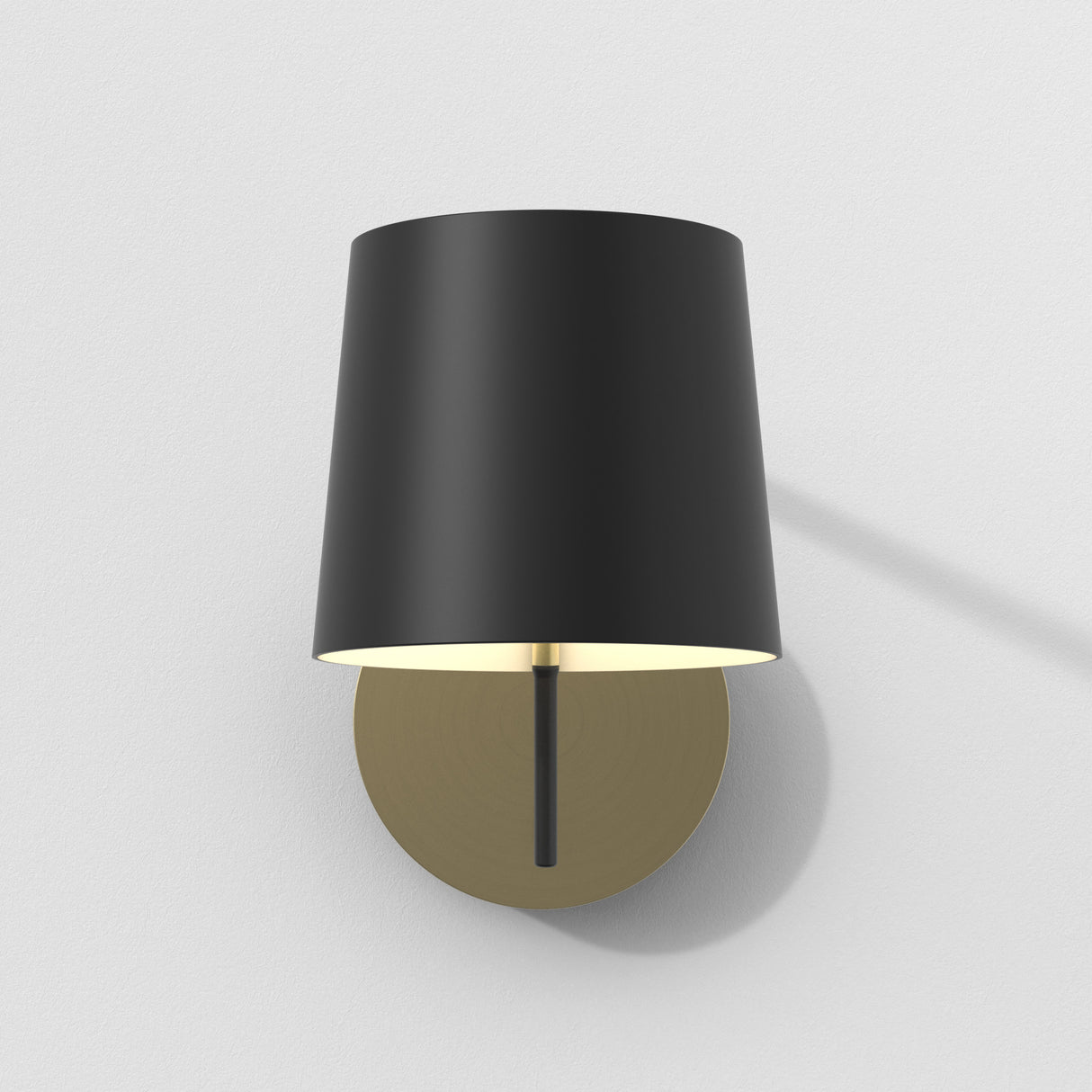 Astro Miura Swing Arm Base Matt Gold Interior Wall Light