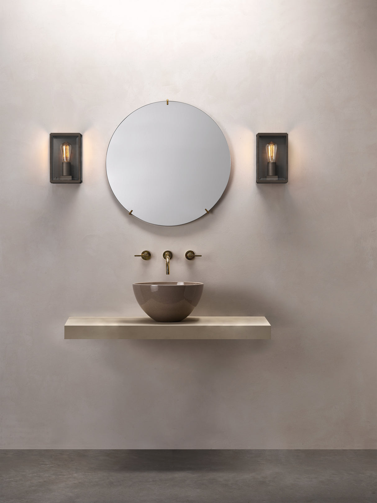 Astro Homefield 160 Bronze Outdoor Wall Light