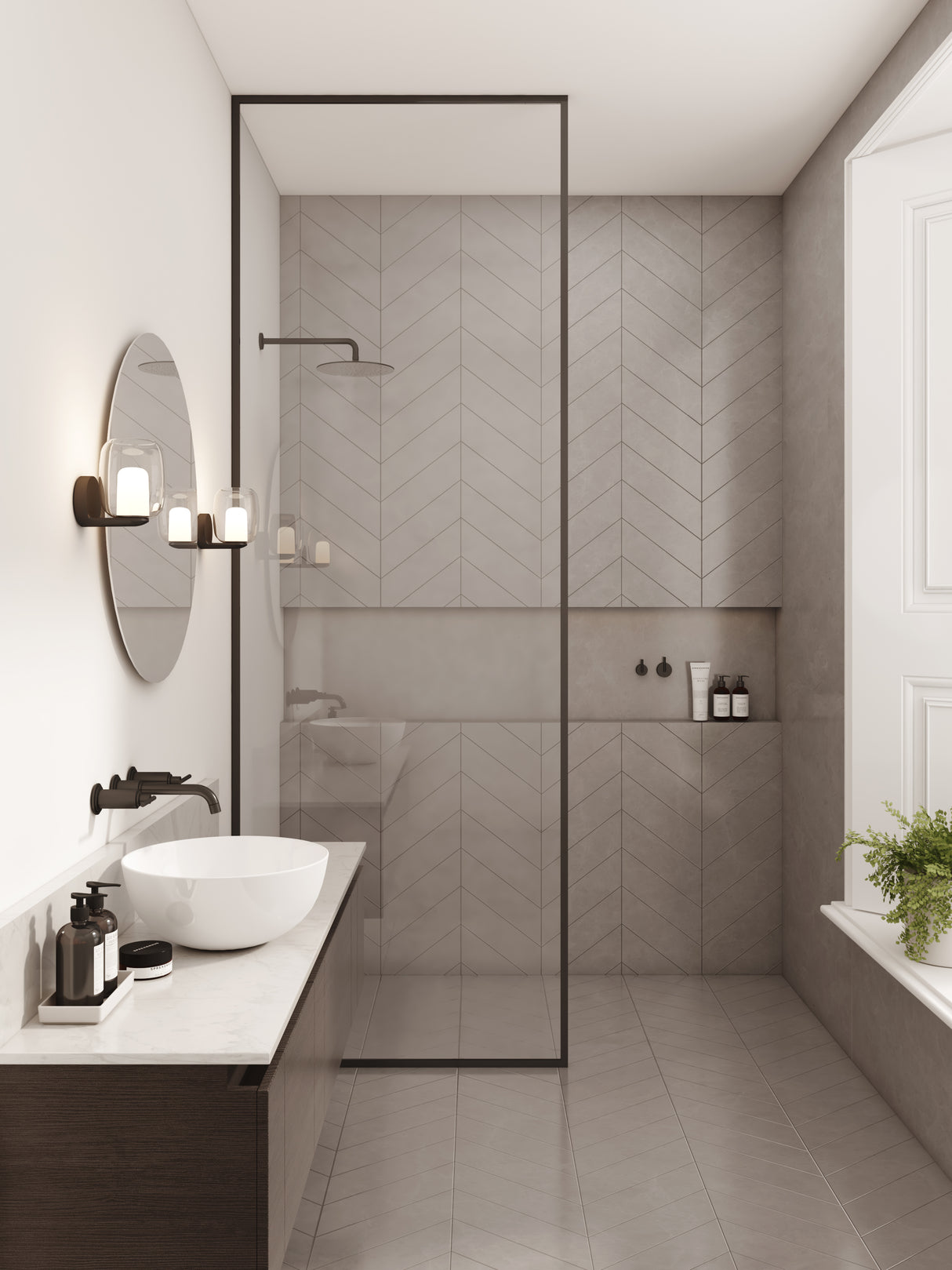 Astro Aquina Wall Matt Black Bathroom Wall Light