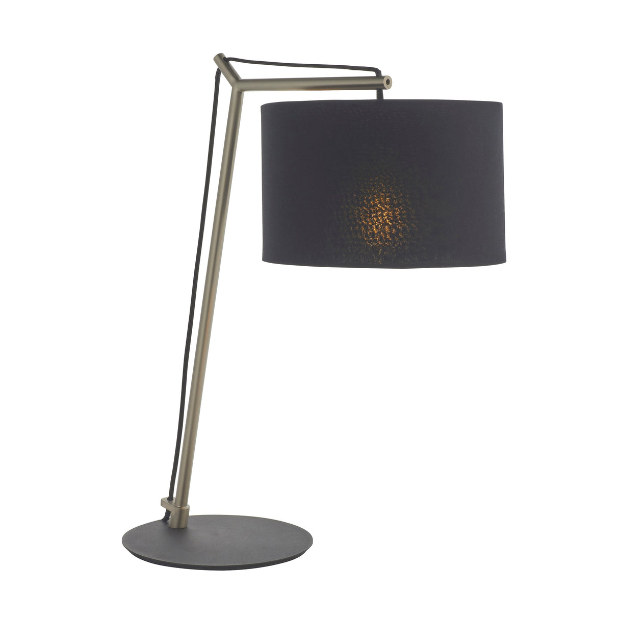 Amos Automic Table Lamp Matt Nickel & Black – from Amos Lighting + Home