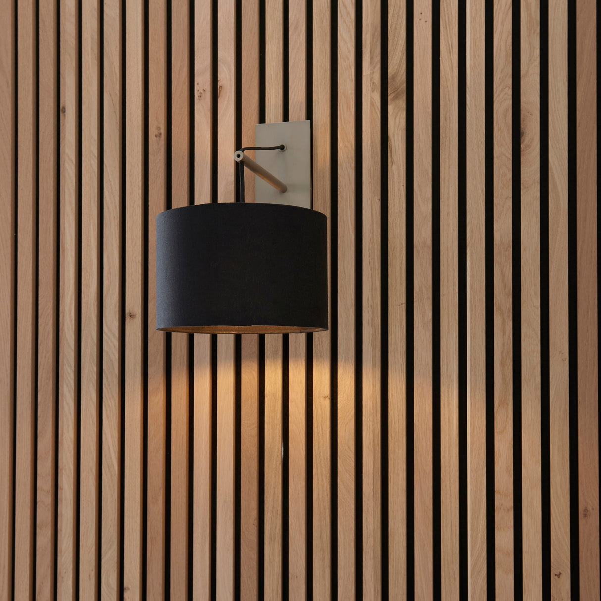 Amos Automic Wall Light Matt Nickel & Black – from Amos Lighting + Home