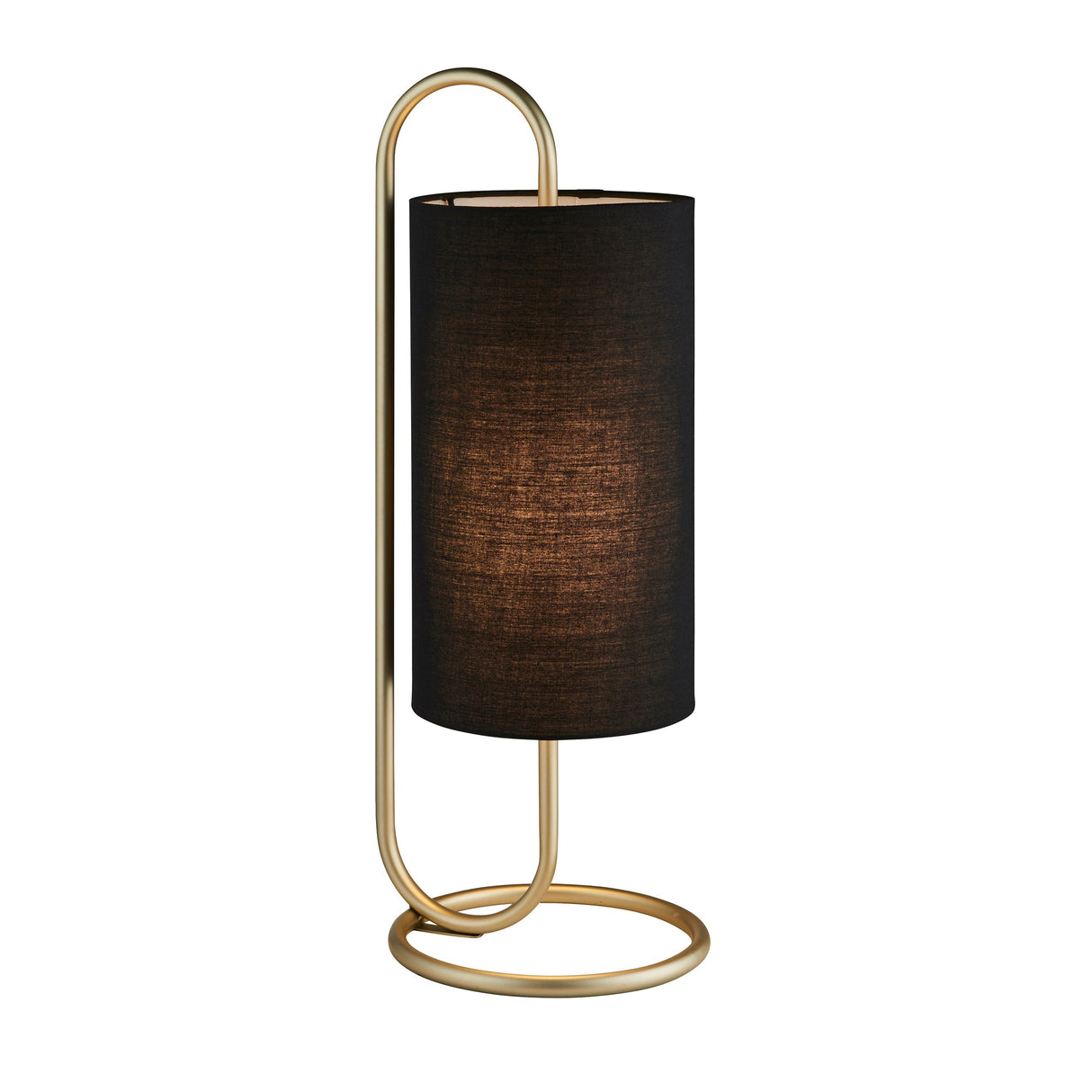 Amos Baluster Table Lamp Antique Brass & Black – from Amos Lighting + Home