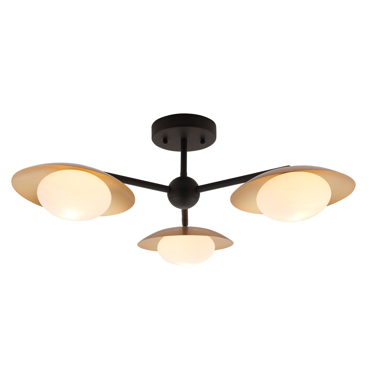 Amos Barcelo Flush Ceiling Light – from Amos Lighting + Home