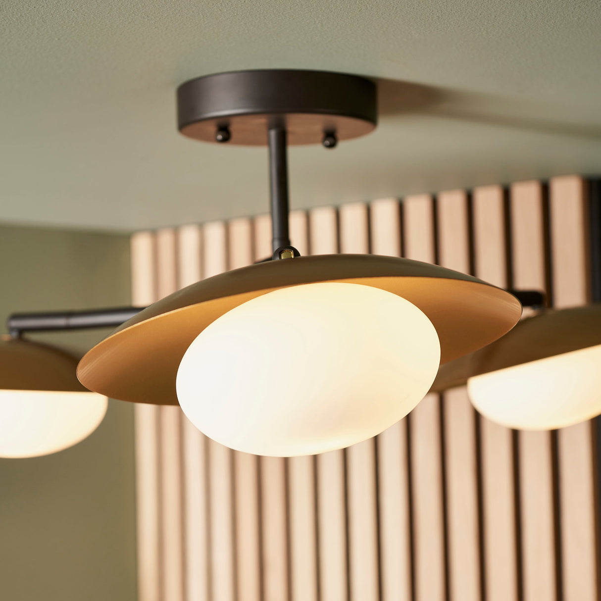 Amos Barcelo Flush Ceiling Light – from Amos Lighting + Home