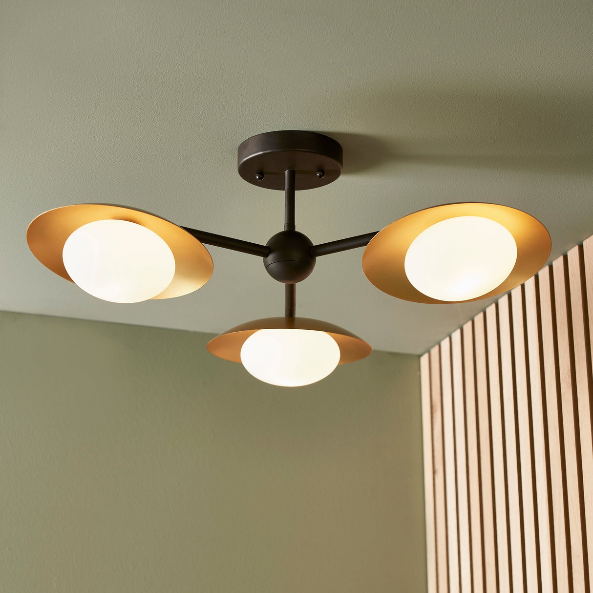 Amos Barcelo Flush Ceiling Light – from Amos Lighting + Home
