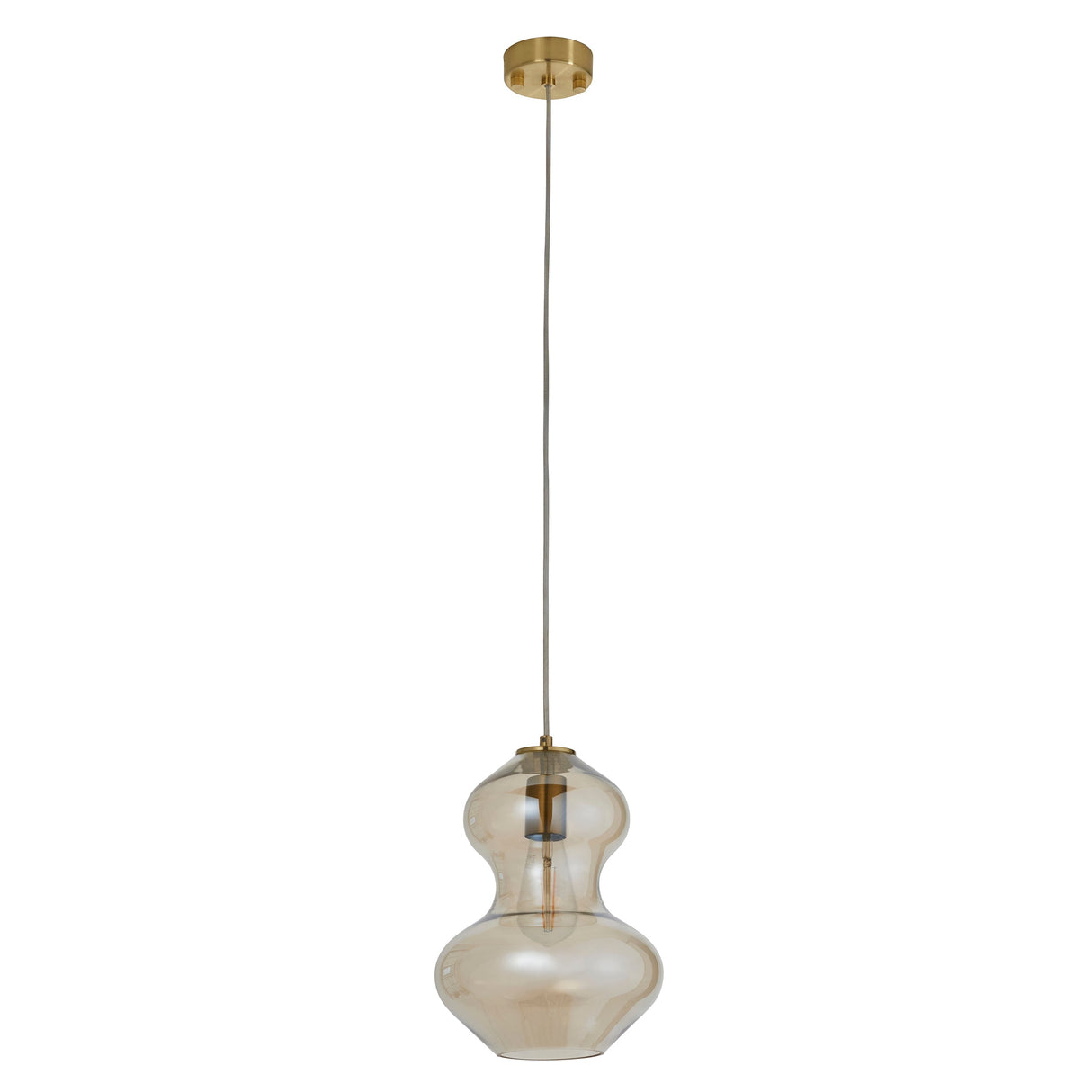 Amos Brimstone Waist Pendant Champagne Lusture Glass – from Amos Lighting + Home