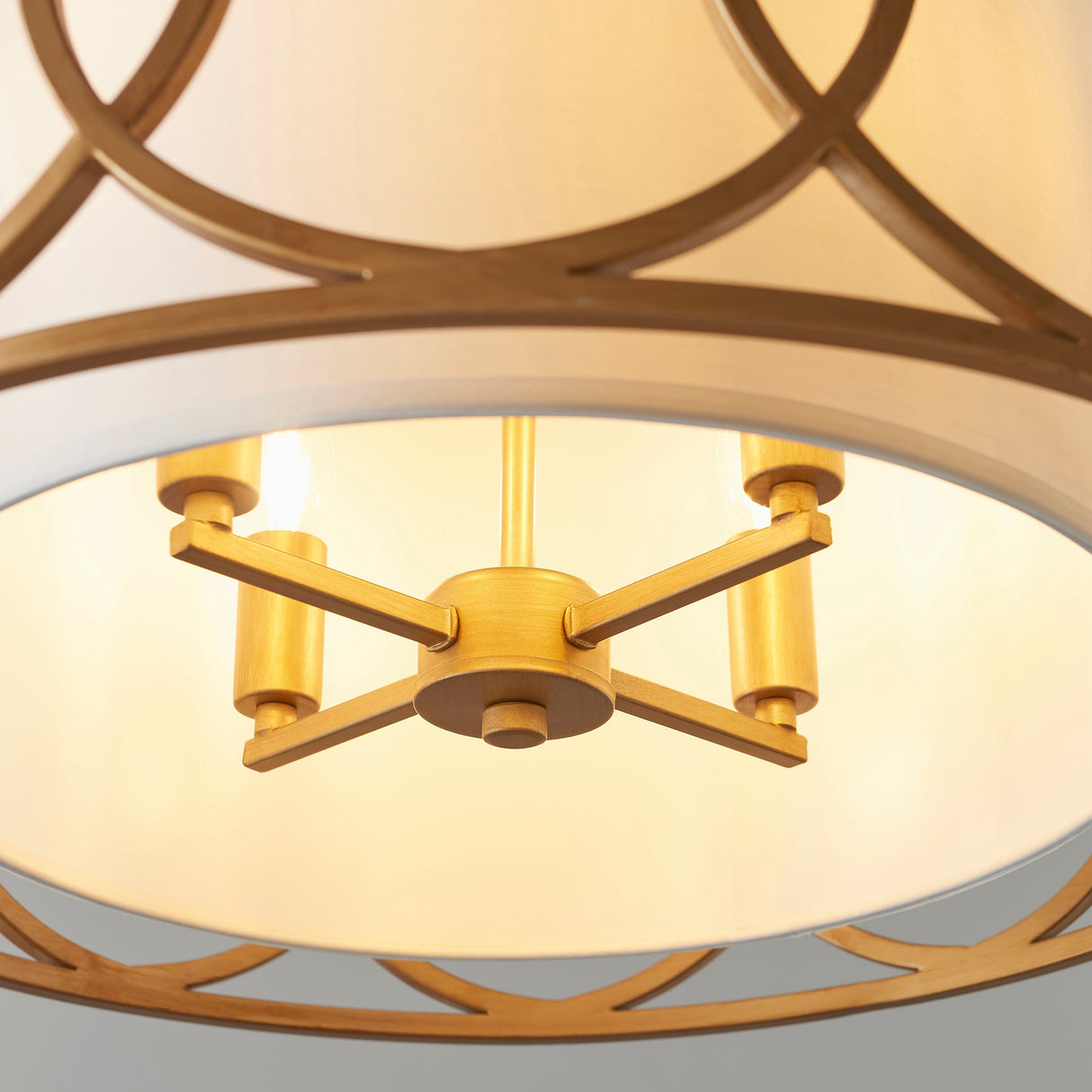 Amos Carrissima Brushed Gold Pendant – from Amos Lighting + Home