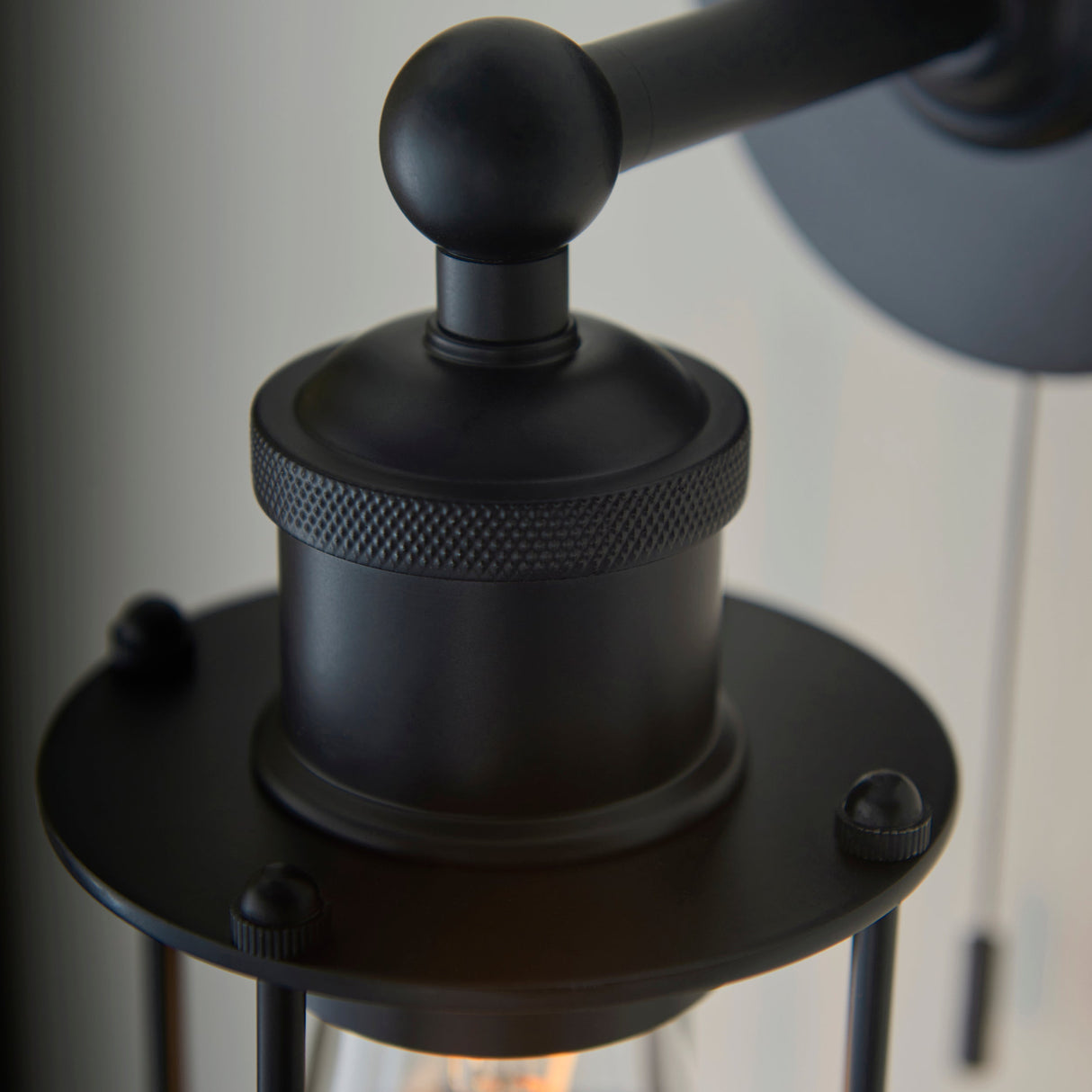 Amos Casket Bathroom Wall Light Black – from Amos Lighting + Home