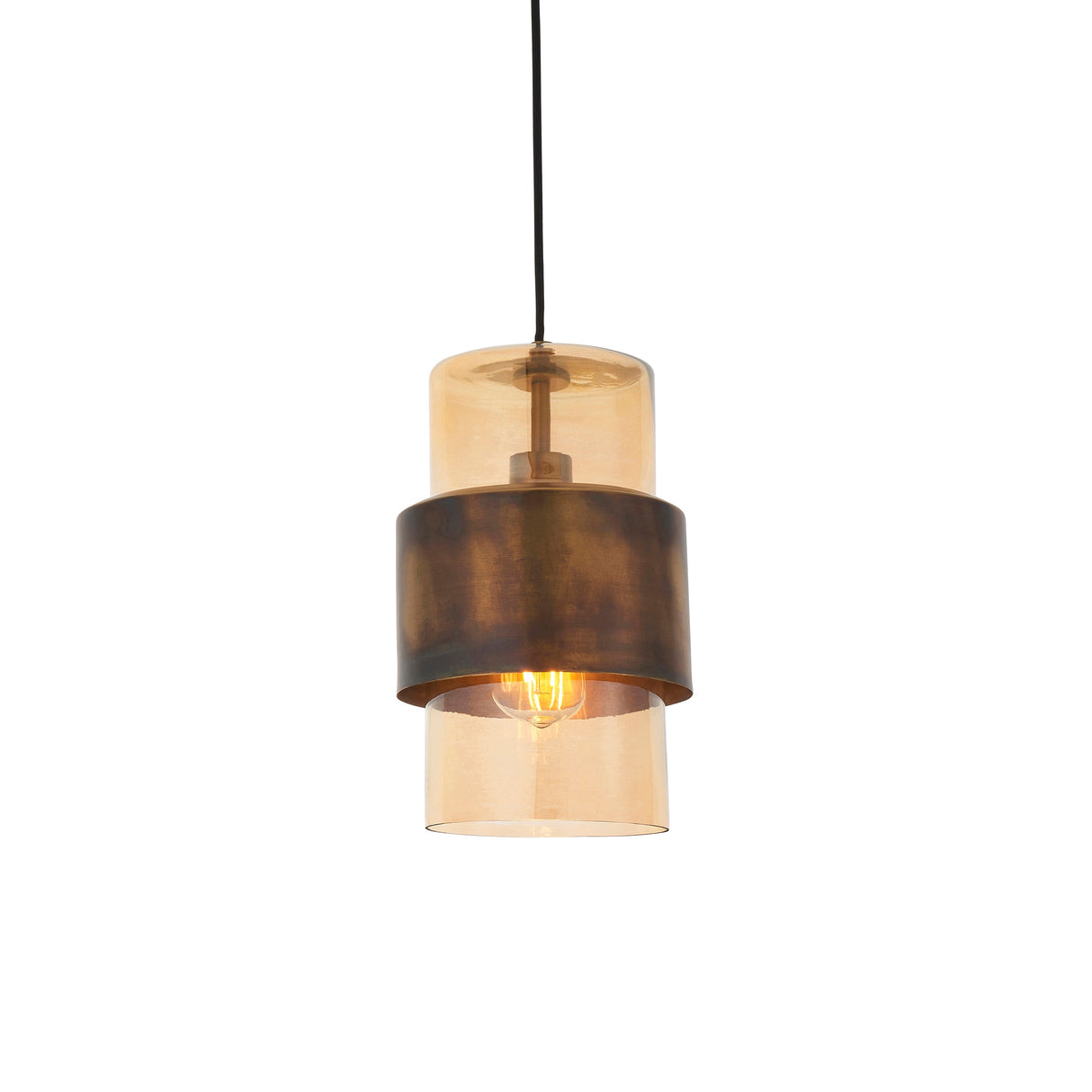 Amos Cattelan Pendant Antique Brass – from Amos Lighting + Home