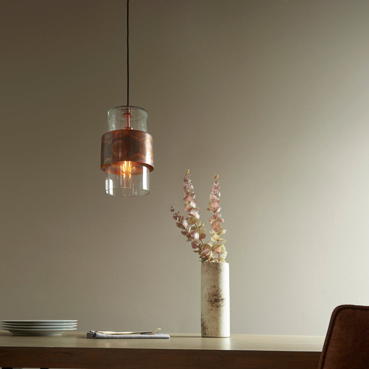 Amos Cattelan Pendant Copper – from Amos Lighting + Home