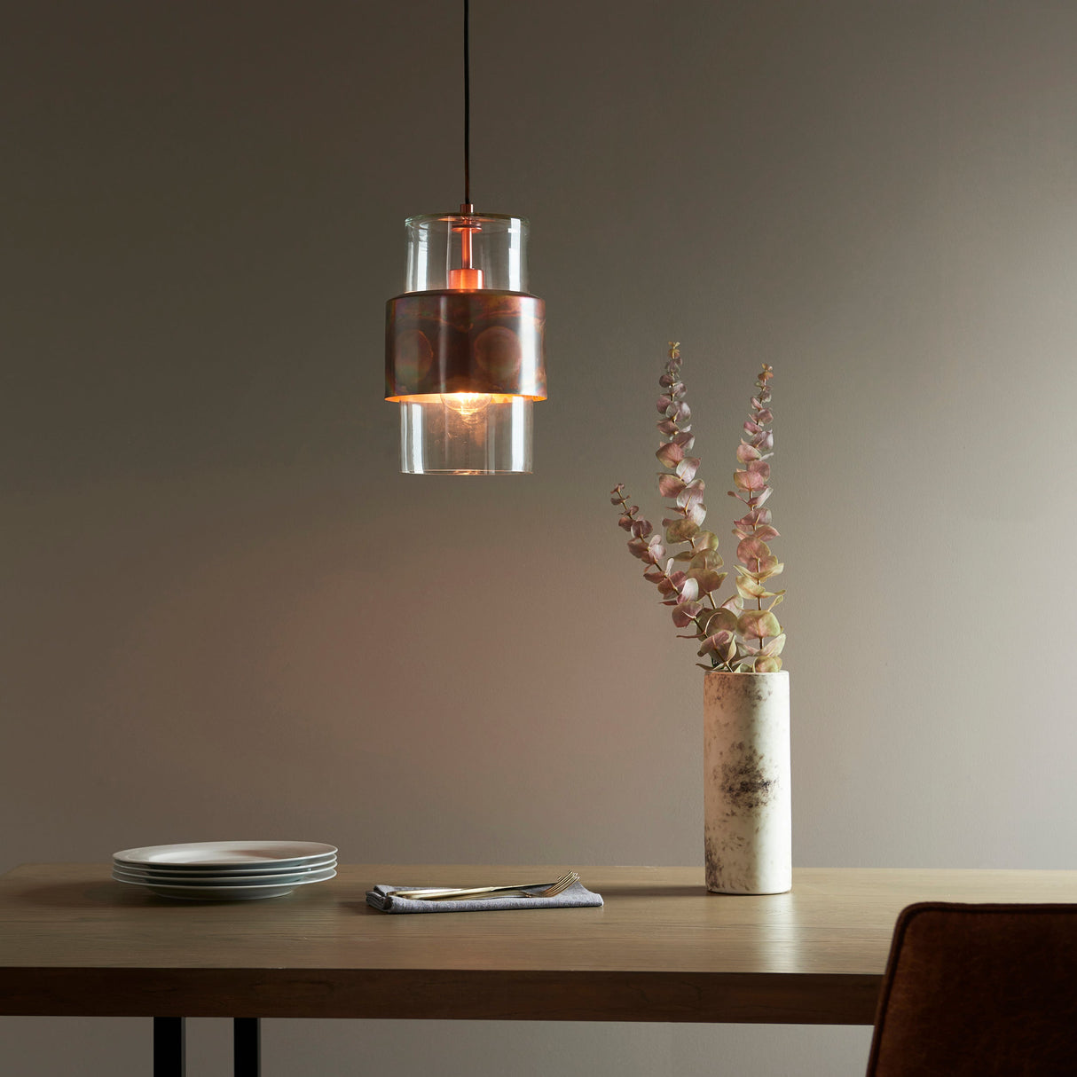 Amos Cattelan Pendant Copper – from Amos Lighting + Home