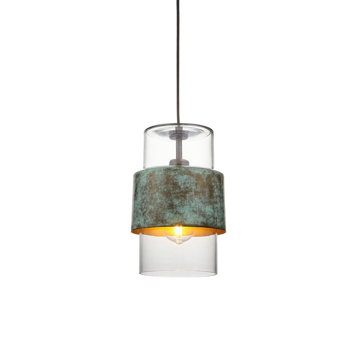 Amos Cattelan Pendant Verdigris – from Amos Lighting + Home
