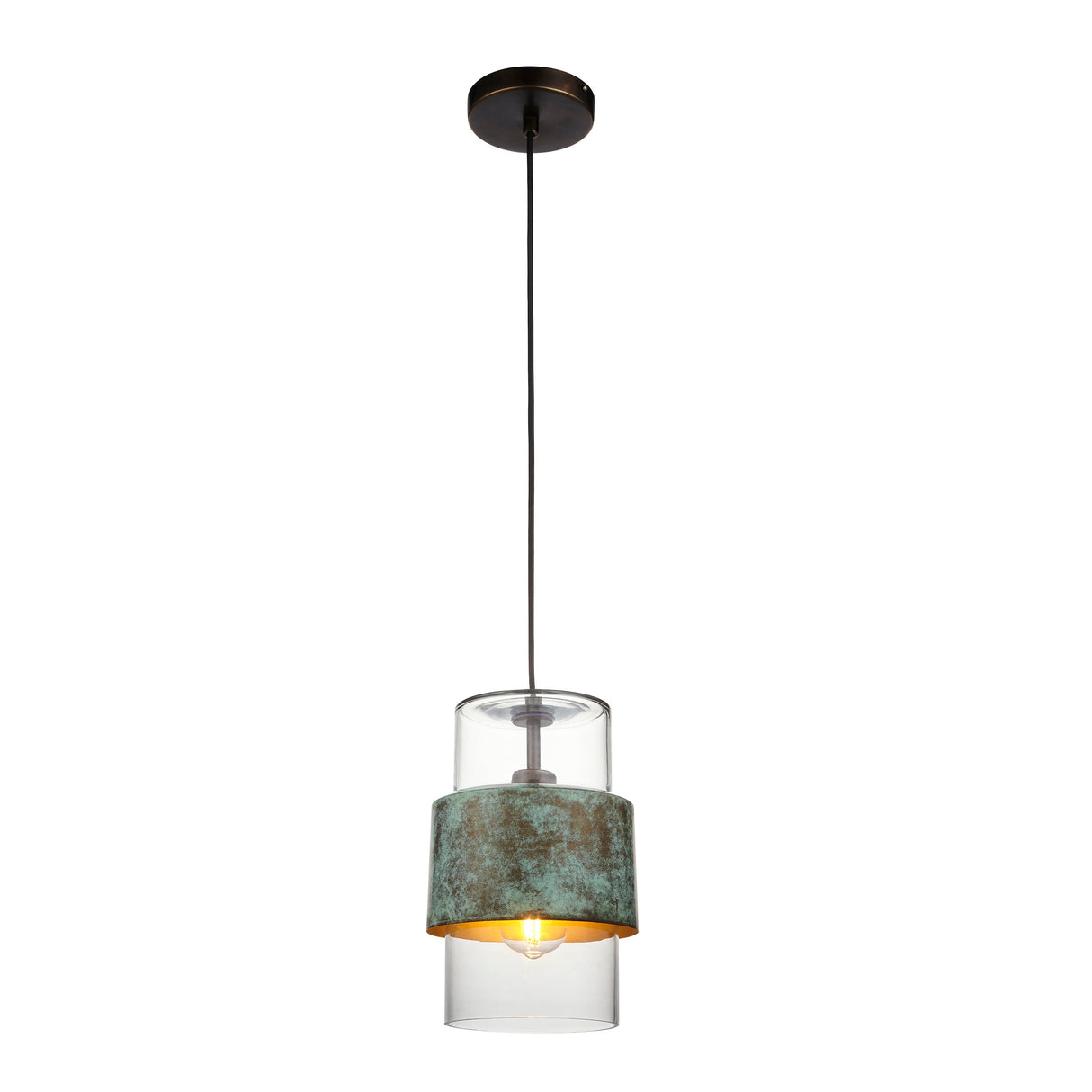 Amos Cattelan Pendant Verdigris – from Amos Lighting + Home
