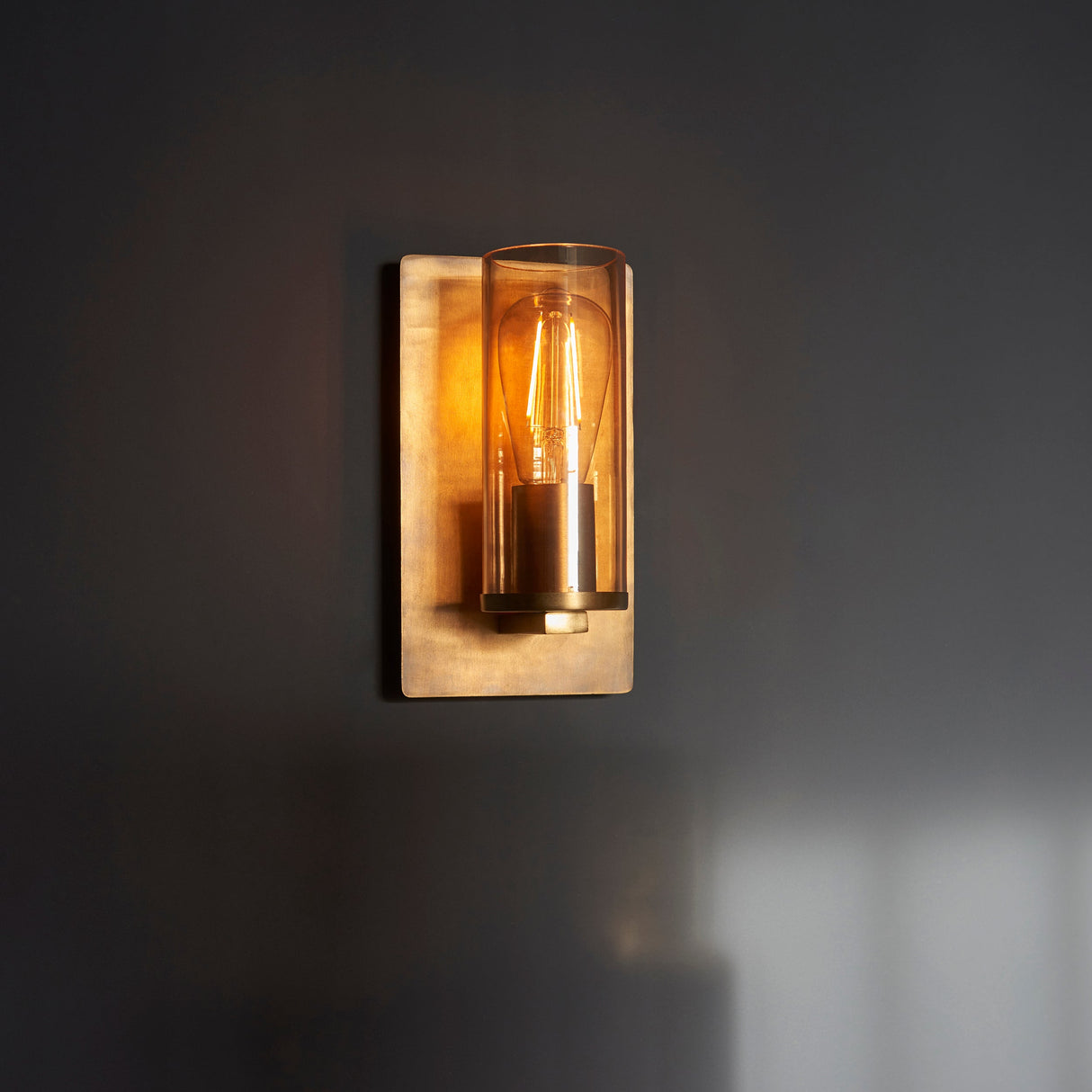 Amos Cattelan Wall Light Antique Brass – from Amos Lighting + Home
