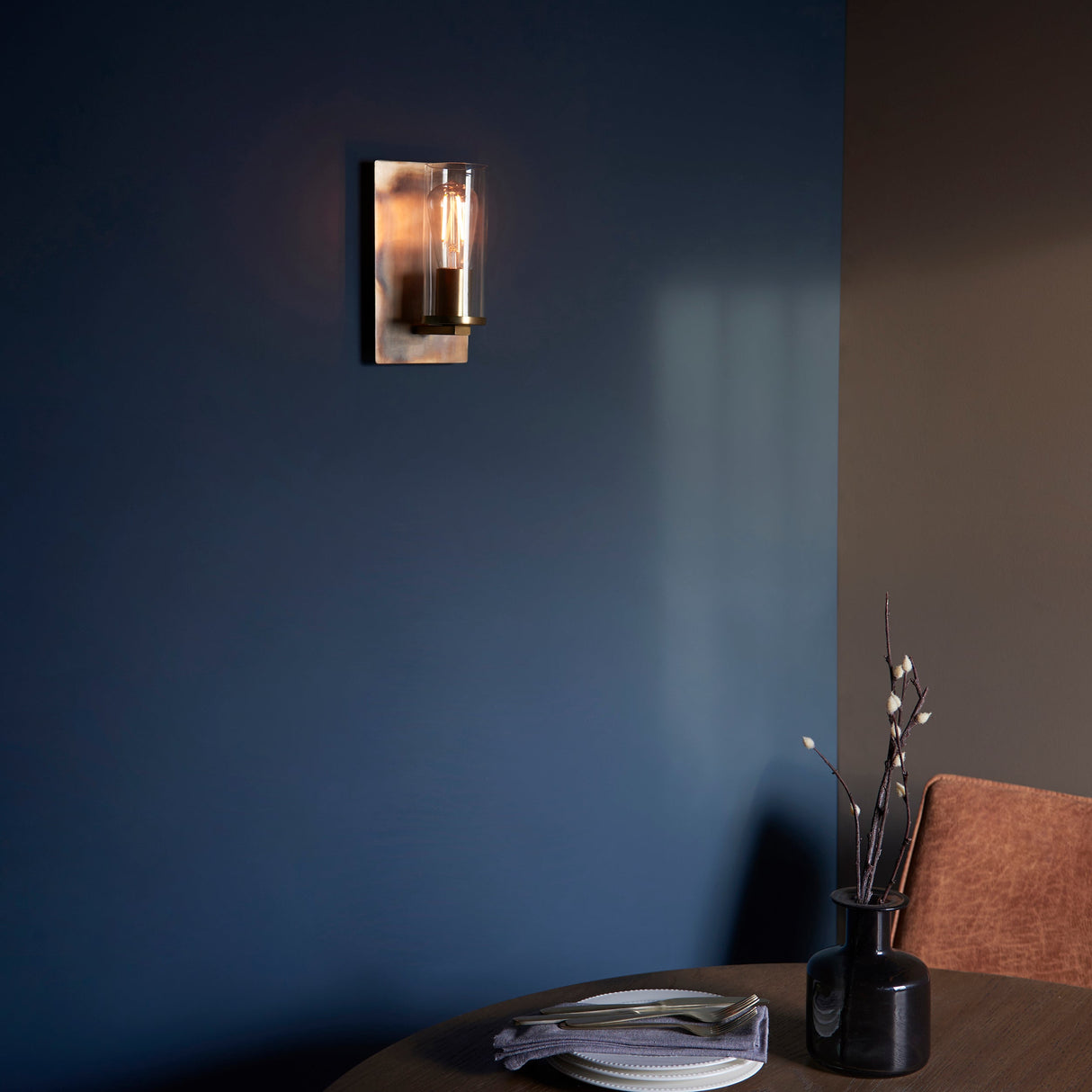 Amos Cattelan Wall Light Bronze – from Amos Lighting + Home