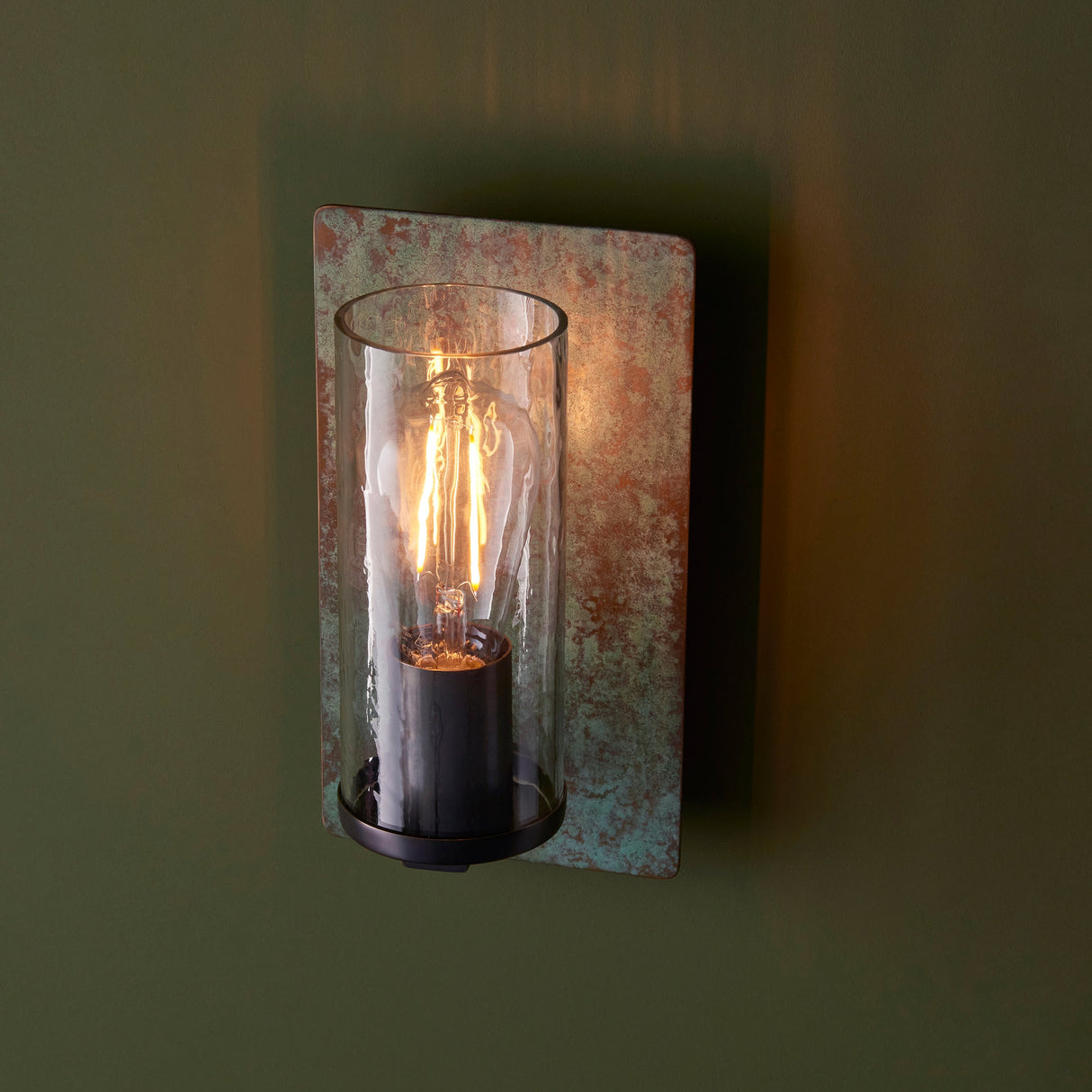 Amos Cattelan Wall Light Verdigris – from Amos Lighting + Home