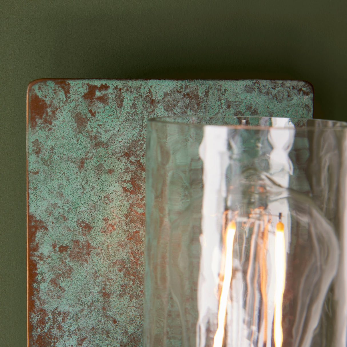 Amos Cattelan Wall Light Verdigris – from Amos Lighting + Home