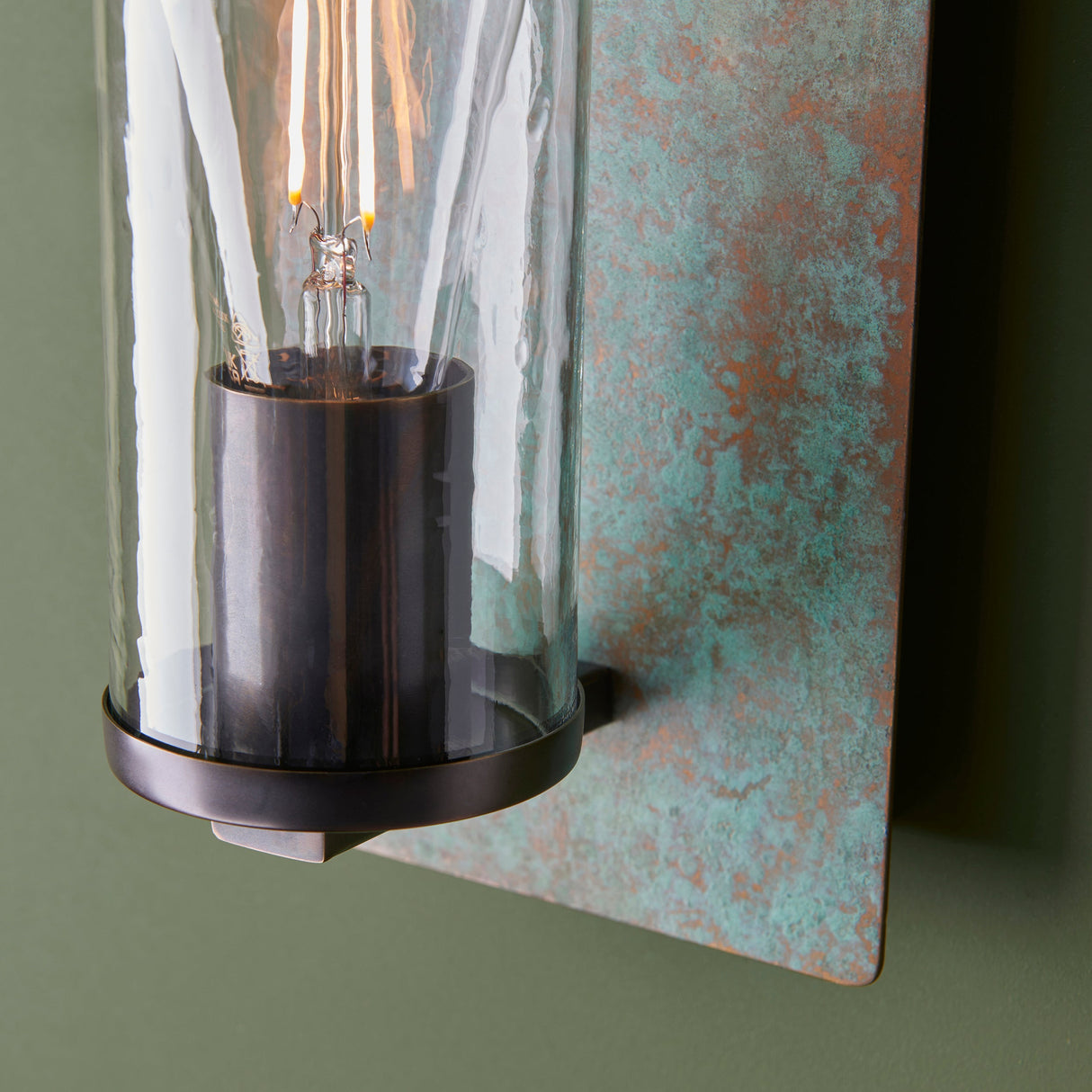 Amos Cattelan Wall Light Verdigris – from Amos Lighting + Home