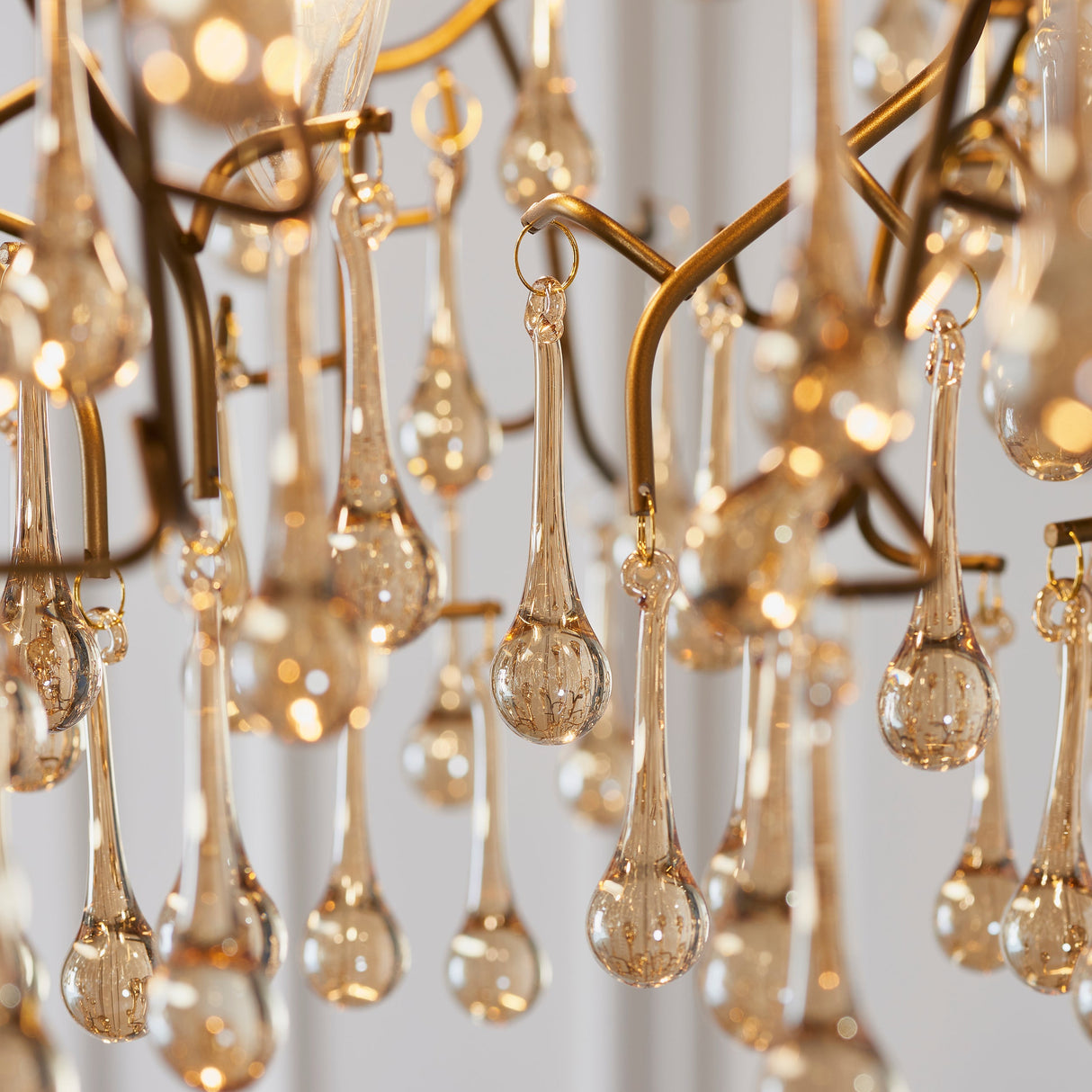 Amos Chatsworth Chandelier Aged Gold & Champagne – from Amos Lighting + Home