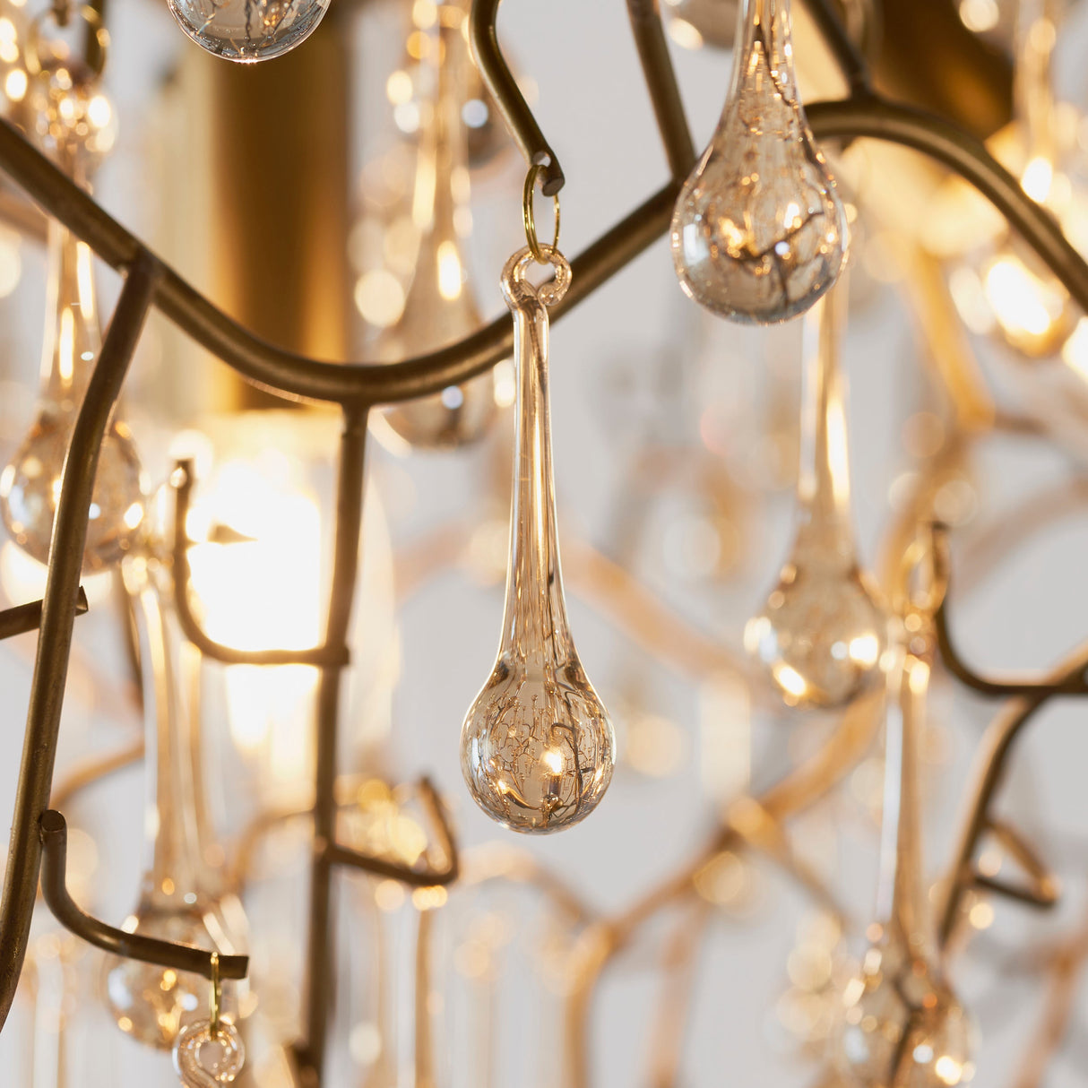 Amos Chatsworth Chandelier Aged Gold & Champagne – from Amos Lighting + Home
